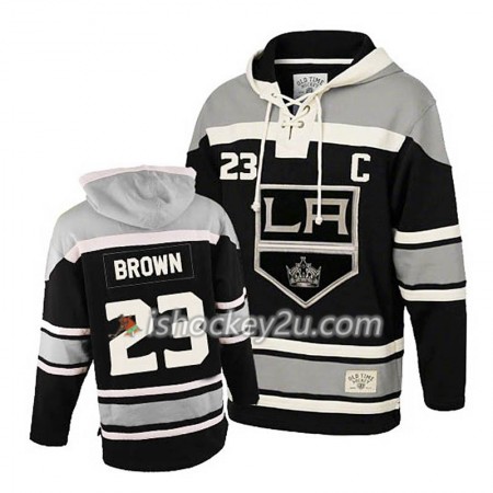 Mænd NHL Los Angeles Kings Dustin Brown 23 Sort Sawyer Hooded Sweatshirt Mænd NHL Los Angeles Kings Dustin Brown 23 Sort Sawyer Hooded Sweatshirt
